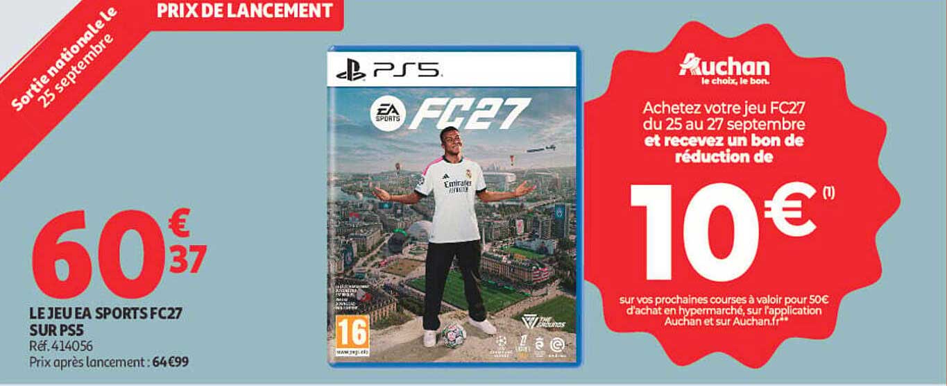 LE JEU EA SPORTS FC27 SUR PS5