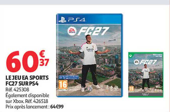 LE JEU EA SPORTS FC27 SURPS4