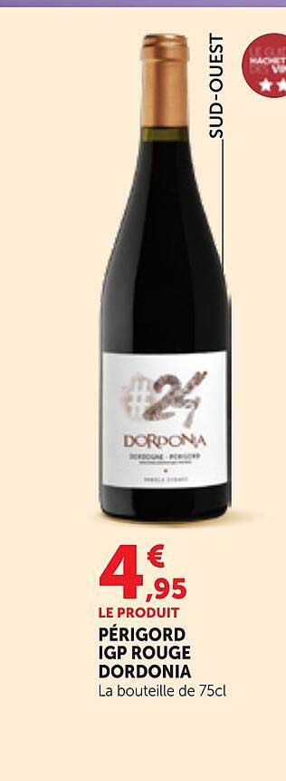 LE PRODUIT PÉRIGORD IGP ROUGE DORDONIA