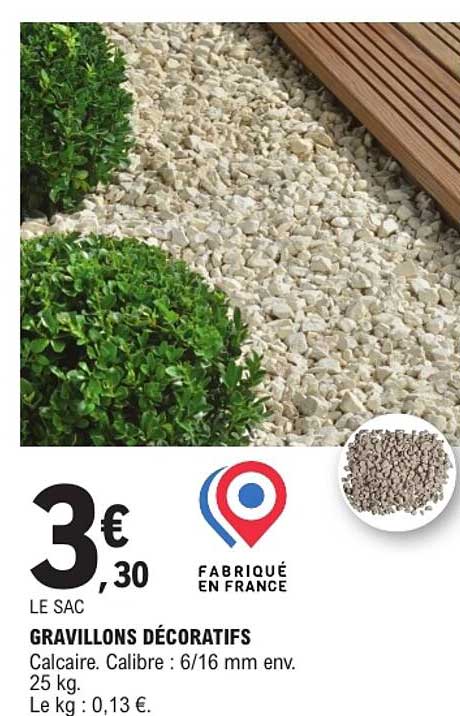 LE SAC GRAVILLONS DÉCORATIFS