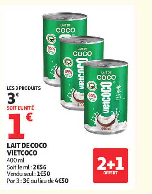 LES 3 PRODUITS