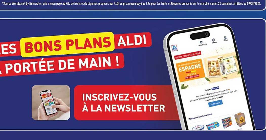LES BONS PLANS ALDI À PORTÉE DE MAIN !