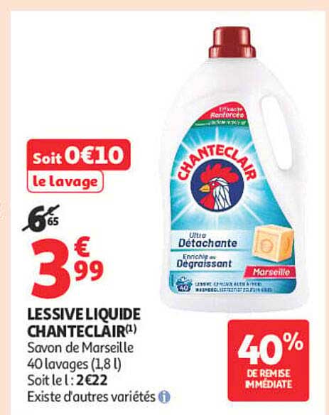 LESSIVE LIQUIDE CHANTECLAIR