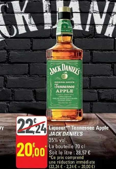 Liqueur* Tennessee Apple JACK DANIEL’S