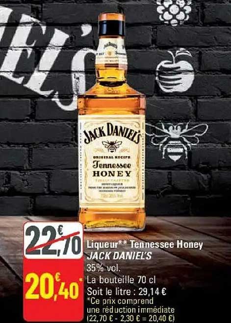 Liqueur** Tennessee Honey JACK DANIEL'S