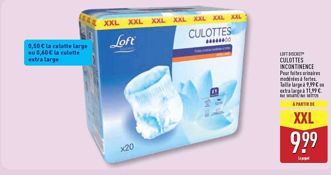 LOFT DISCRET® CULOTTES INCONTINENCE