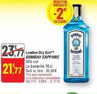 London Dry Gin** BOMBAY SAPPHIRE