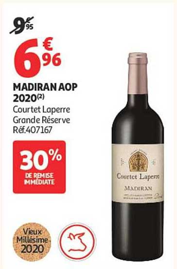 MADIRAN AOP 2020(2) Courtet Laperre Grande Réserve Réf.407167