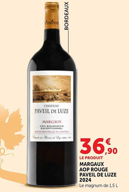MARGAUX AOP ROUGE PAVEIL DE LUZE 2024
