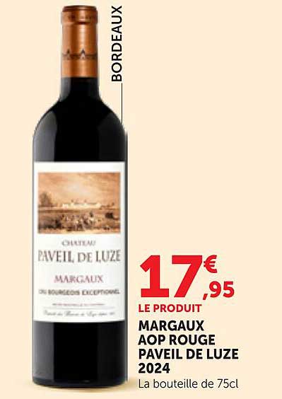 MARGAUX AOP ROUGE PAVEIL DE LUZE 2024