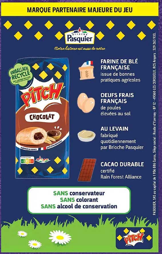 MARQUE PARTENAIRE MAJEURE DU JEU