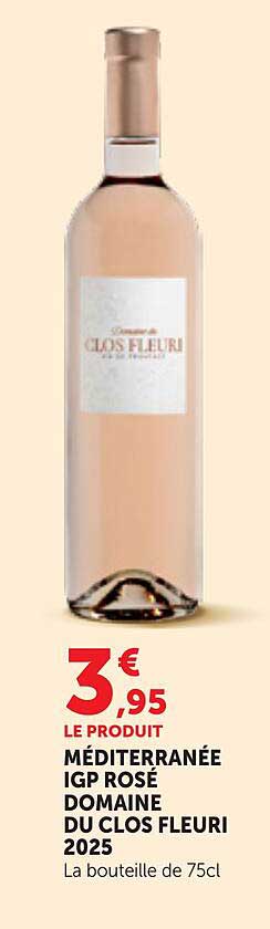 MÉDITERRANÉE IGP ROSÉ DOMAINE DU CLOS FLEURI 2025