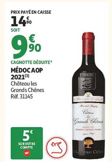 MÉDOC AOP 2021(1) Château les Grands Chênes Réf. 31145