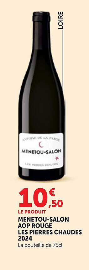 MENETOU-SALON AOP ROUGE LES PIERRES CHAUDES 2024
