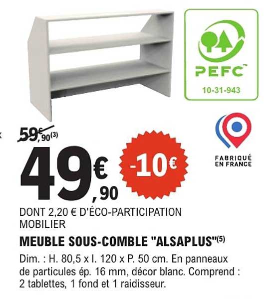 MEUBLE SOUS-COMBLE "ALSAPLUS"