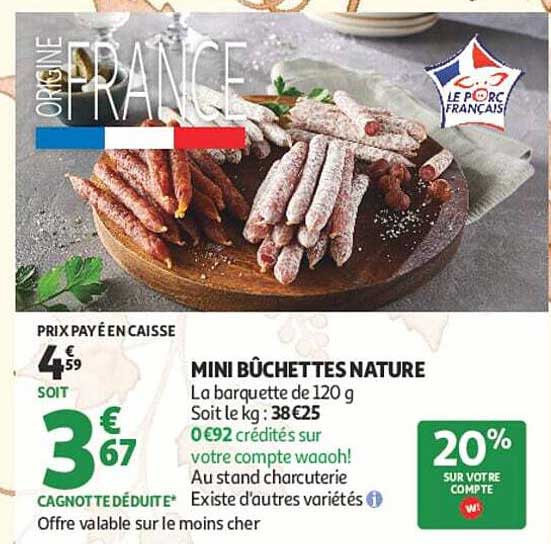 MINI BÛCHETTES NATURE