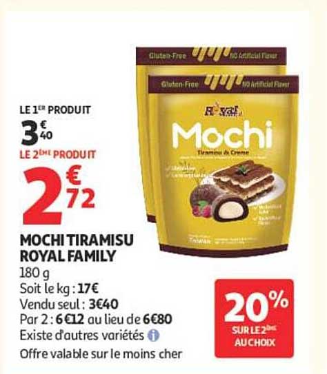 MOCHI TIRAMISU ROYAL FAMILY