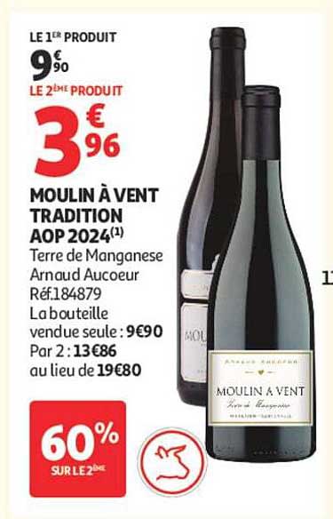 MOULIN À VENT TRADITION AOP 2024(1) Terre de Manganese Arnaud Aucoeur Réf.184879