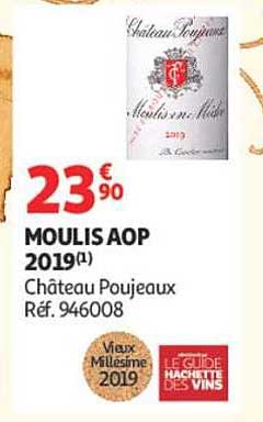 MOULIS AOP 2019(1) Château Poujeaux Réf. 946008
