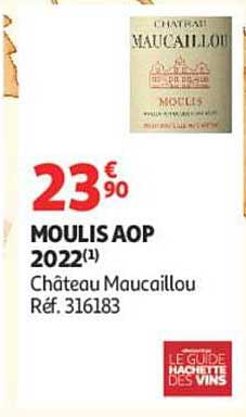 MOULIS AOP 2022(1) Château Maucaillou Réf. 316183