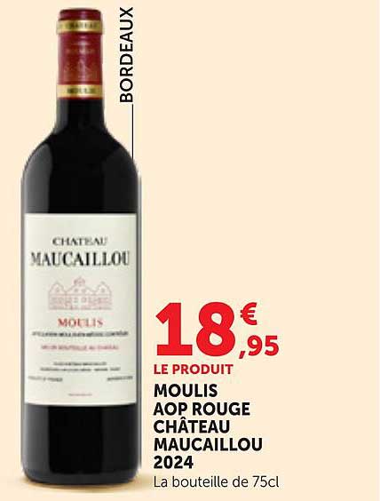 MOULIS AOP ROUGE CHÂTEAU MAUCAILLOU 2024