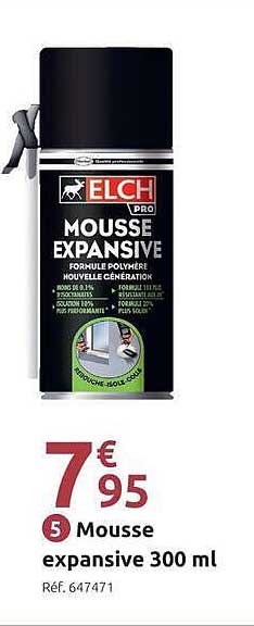 Mousse expansive 300 ml