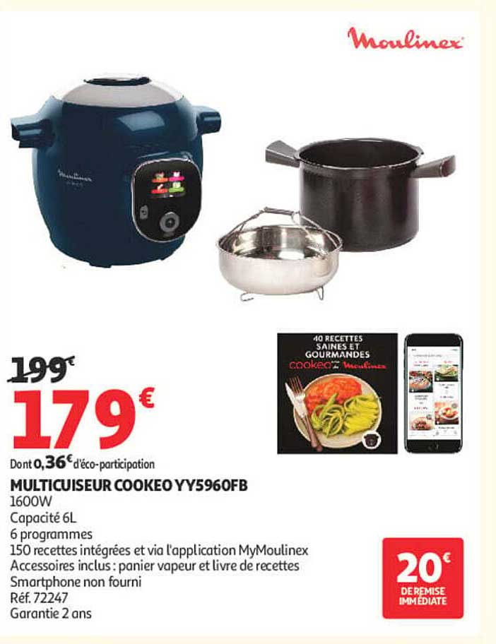 MULTICUISEUR COOKEO YY5960FB
