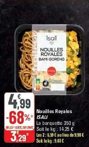 Nouilles Royales ISALI