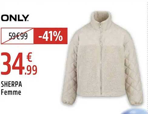 ONLY. SHERPA Femme