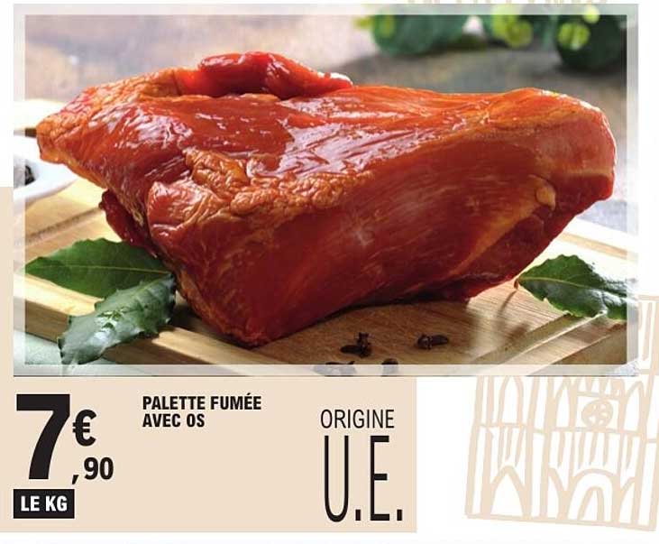 PALETTE FUMÉE AVEC OS ORIGINE U.E.