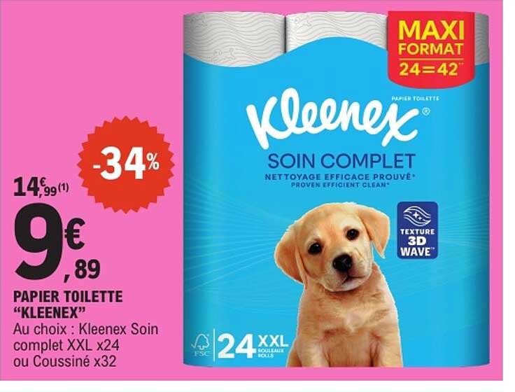PAPIER TOILETTE "KLEENEX"