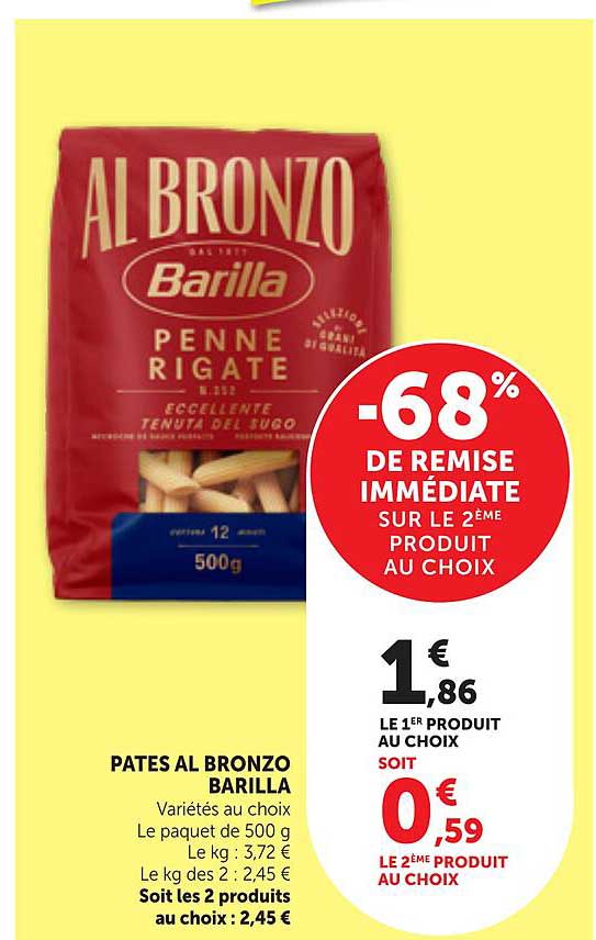 PATES AL BRONZO BARILLA