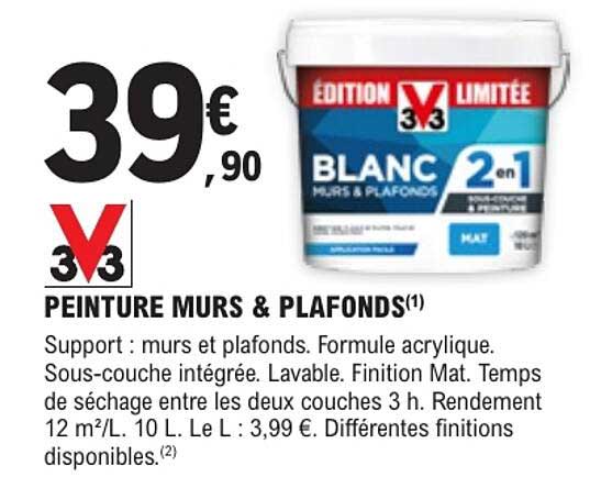 PEINTURE MURS & PLAFONDS