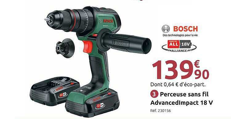 Perceuse sans fil AdvancedImpact 18 V