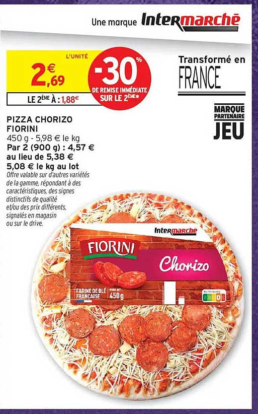 PIZZA CHORIZO FIORINI