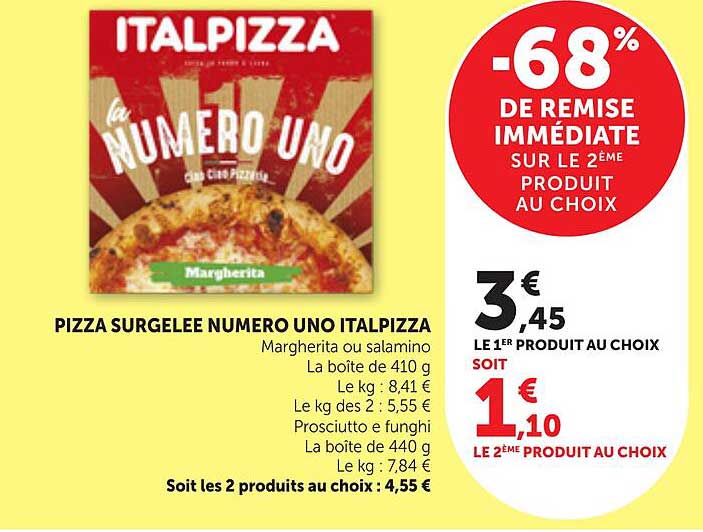 PIZZA SURGELÉE NUMERO UNO ITALPIZZA