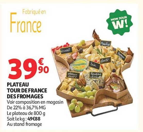 PLATEAU TOUR DE FRANCE DES FROMAGES