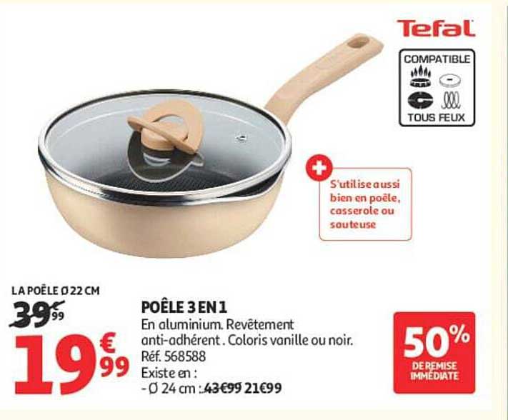 POÊLE 3 EN 1