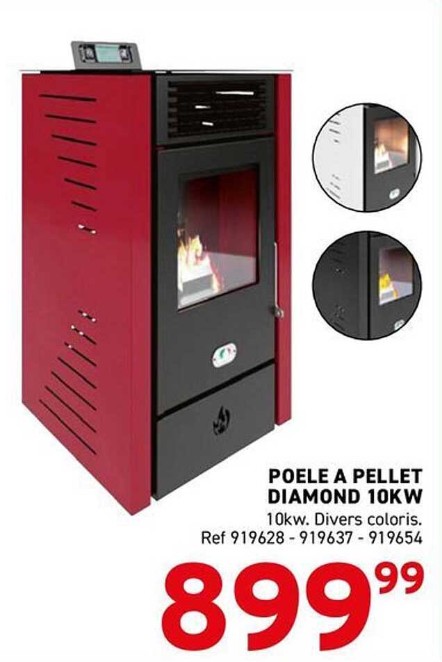 POELE A PELLET DIAMOND 10KW