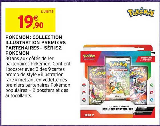 POKÉMON: COLLECTION ILLUSTRATION PREMIERS PARTENAIRES – SÉRIE 2 POKEMON