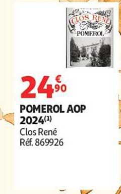 POMEROL AOP 2024(1) Clos René Réf. 869926