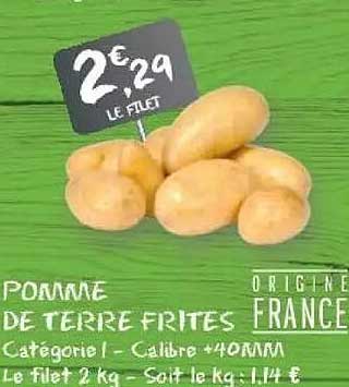 POMME DE TERRE FRITES