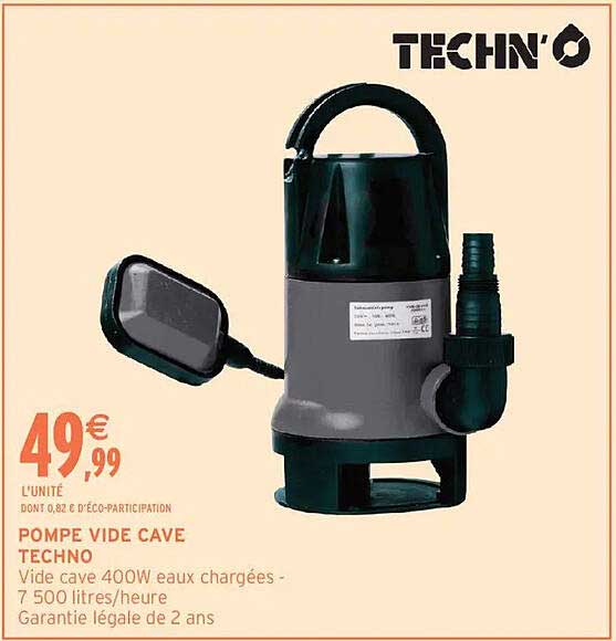 POMPE VIDE CAVE TECHNO