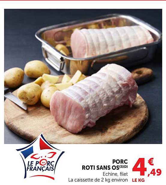 PORC ROTI SANS OS