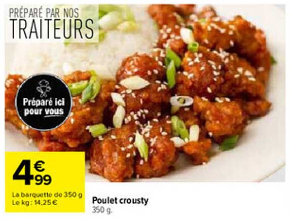 Poulet crousty