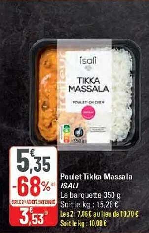 Poulet Tikka Massala ISALI