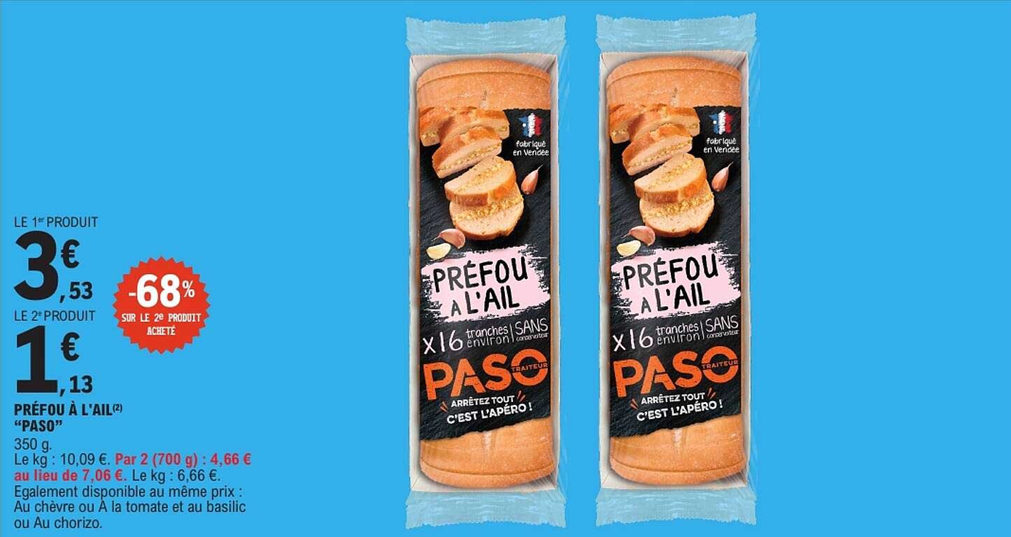 PRÉFOU À L'AIL "PASO"