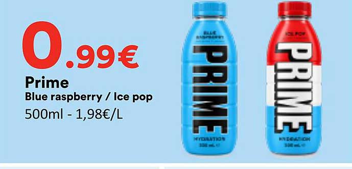 Prime Blue raspberry / Ice pop
