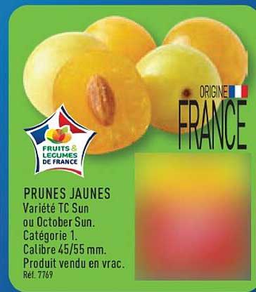 PRUNES JAUNES