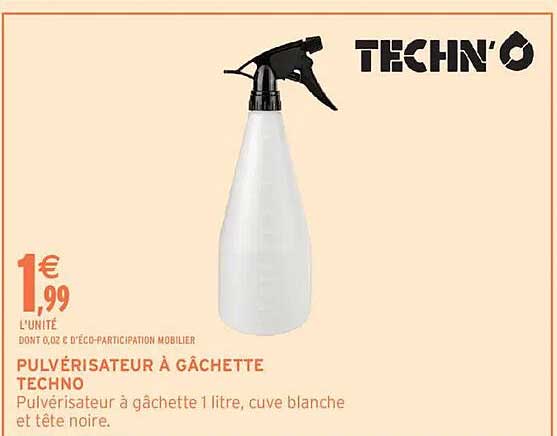 PULVÉRISATEUR À GÂCHETTE TECHNO